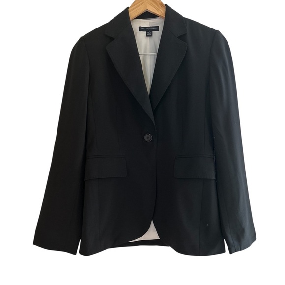 Banana Republic | Women's Black Wool Blazer - Picture 1 of 9